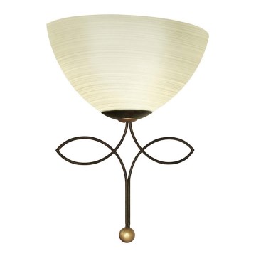 EGLO 89135 - Applique BELUGA 1xE27/60W marrone antico
