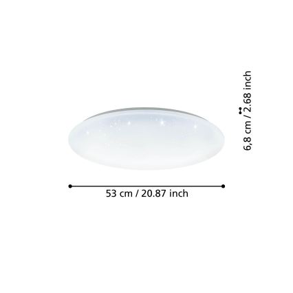 Eglo - Plafoniera LED dimmerabile LED/44,8W/230V 2700-6500K ZigBee