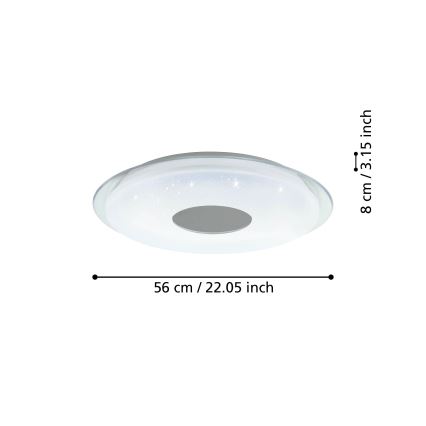 Eglo - Plafoniera LED dimmerabile LED/44,8W/230V 2700-6500K ZigBee