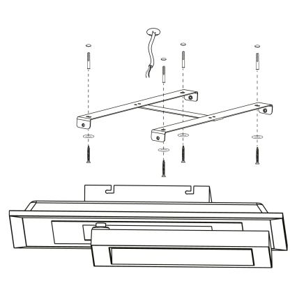 Eglo - Plafoniera LED RGBW dimmerabile LED/21,6W/230V ZigBee