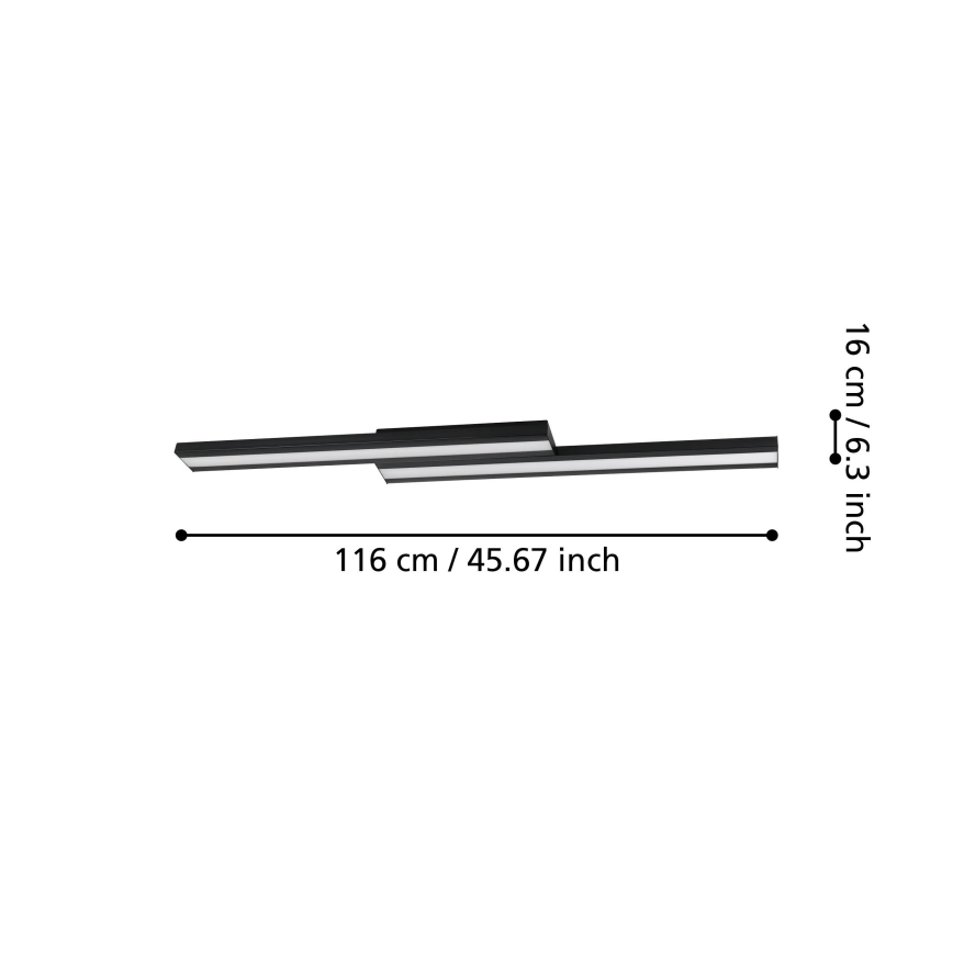 Eglo - LED RGBW Plafoniera dimmerabile LED/20,4W/230V ZigBee