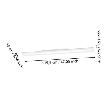 Eglo - Plafoniera LED dimmerabile LED/33,5W/230V 2700-6500K bianco ZigBee