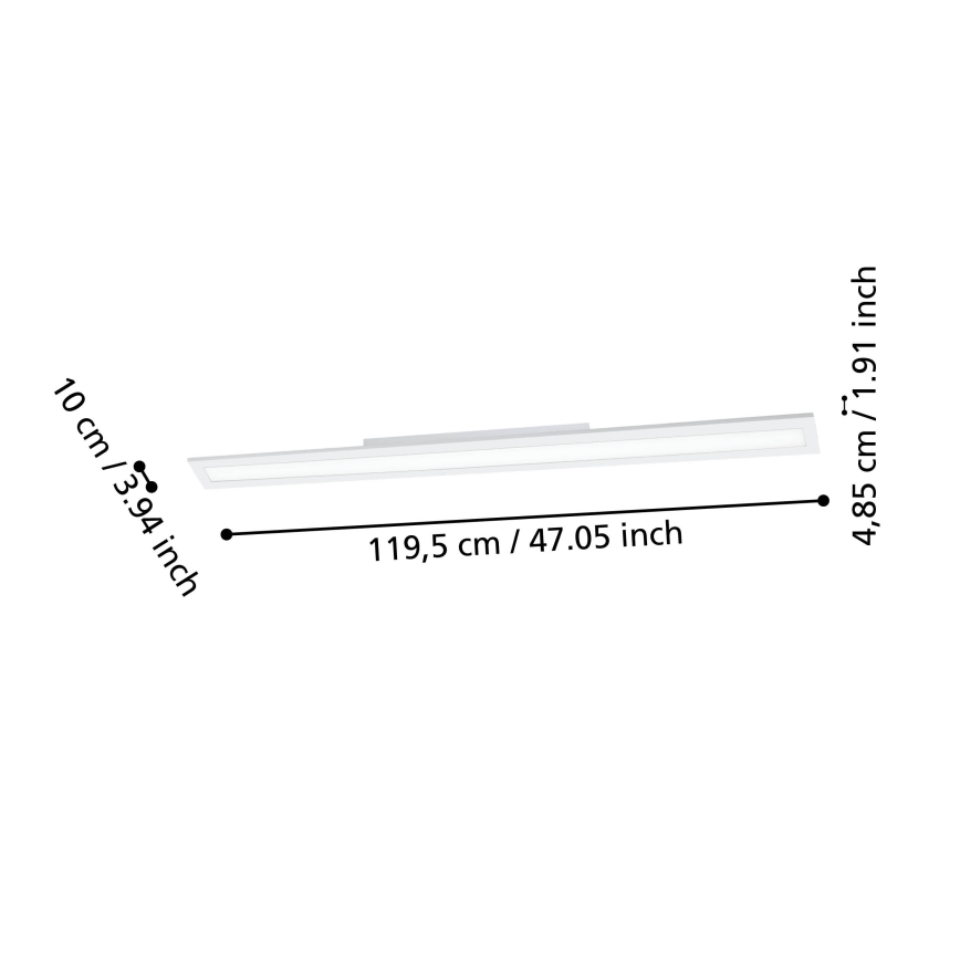 Eglo - Plafoniera LED dimmerabile LED/33,5W/230V 2700-6500K bianco ZigBee