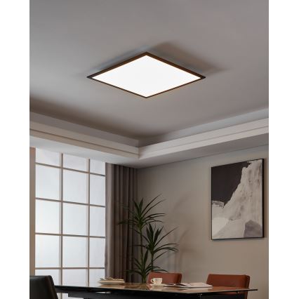 Eglo - Plafoniera LED dimmerabile SALOBRENA-Z LED/33W/230V nero ZigBee