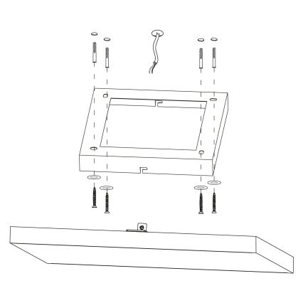 Eglo - Plafoniera LED RGBW dimmerabile LED/16W/230V ZigBee