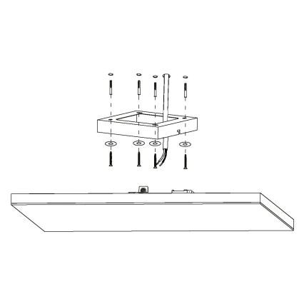 Eglo - Plafoniera LED RGBW dimmerabile LED/32,4W/230V ZigBee