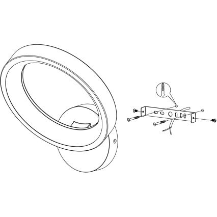 Eglo - Applique LED RGBW Dimmerabile LED/16W/230V ZigBee