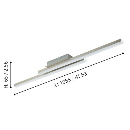 Eglo - Plafoniera LED RGBW dimmerabile LED/32W/230V ZigBee