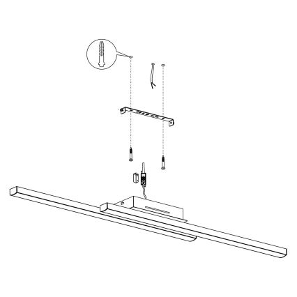 Eglo - Plafoniera LED RGBW dimmerabile LED/32W/230V ZigBee