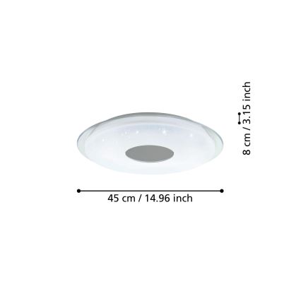 Eglo - Plafoniera LED dimmerabile LED/19,2W/230V ZigBee