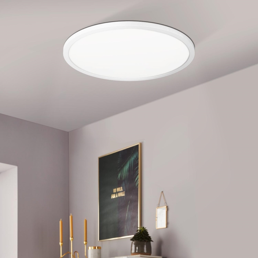 Eglo 900086 - Plafoniera dimmerabile RGBW ROVITO-Z LED/14,6W/230V 2700-6500K diametro 29,5 cm bianco