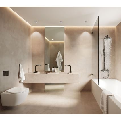 Eglo - Faretto da incasso per bagno dimmerabile a LED/5,4W/230V IP44 ZigBee Ø 12 cm