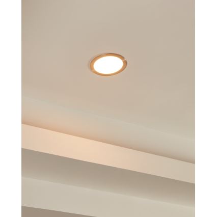Eglo - Faretto da incasso dimmerabile per bagno LED 10,5W/230V IP44 ZigBee Ø 16,5 cm