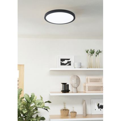 Eglo - Lampada da bagno LED dimmerabile LED/19,5W/230V 2700-6500K IP44 nero