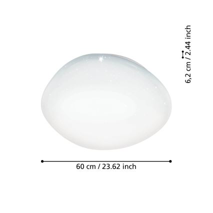 Eglo - Plafoniera LED RGBW dimmerabile LED/33W/230V ZigBee