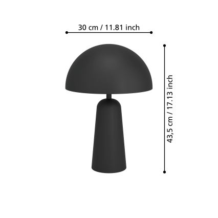 Eglo - Lampada da tavolo 1xE27/40W/230V