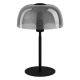Eglo - Lampada da tavolo 1xE27/40W/230V nero/grigio