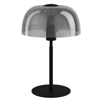 Eglo - Lampada da tavolo 1xE27/40W/230V nero/grigio