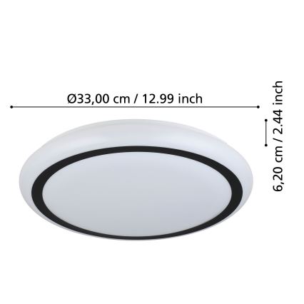 Eglo - Plafoniera LED LED/14,6W/230V