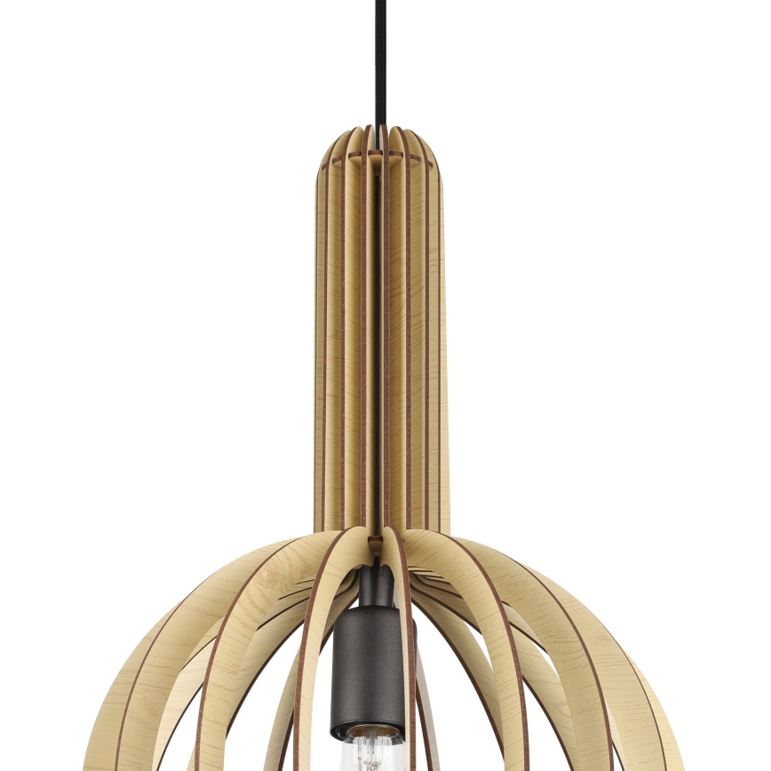 Eglo - Lampadario a sospensione con filo 1xE27/40W/230V diametro 31 cm beige