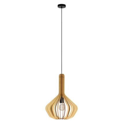 Eglo - Lampadario a sospensione con filo 1xE27/40W/230V diametro 38 cm beige