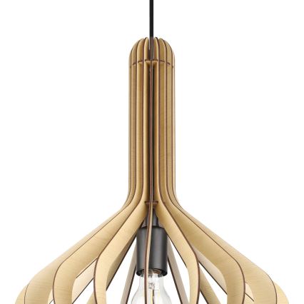 Eglo - Lampadario a sospensione con filo 1xE27/40W/230V diametro 38 cm beige