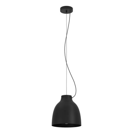 Eglo - Lampadario a sospensione con filo 1xE27/40W/230V nero