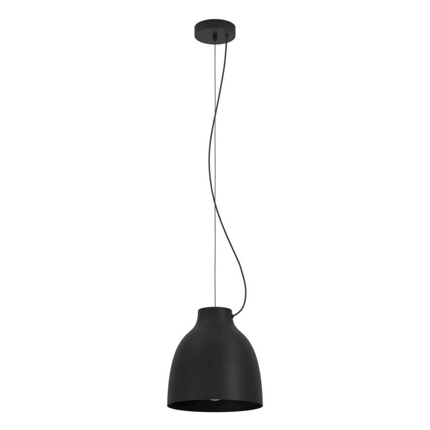 Eglo - Lampadario a sospensione con filo 1xE27/40W/230V nero