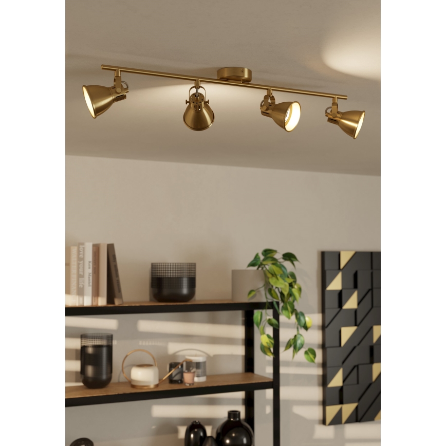 Eglo - Luce Spot a LED 4xGU10/3W/230V