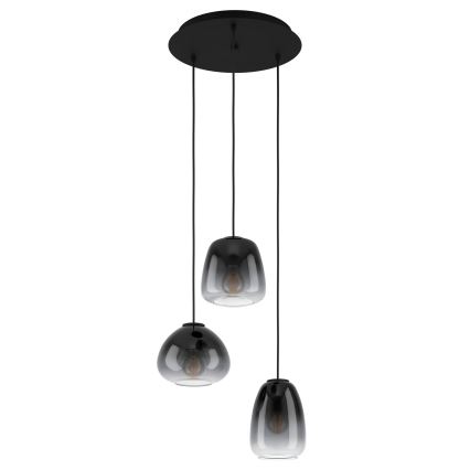 Eglo  - Lampadario a sospensione con filo 3xE27/40W/230V diametro 43 cm