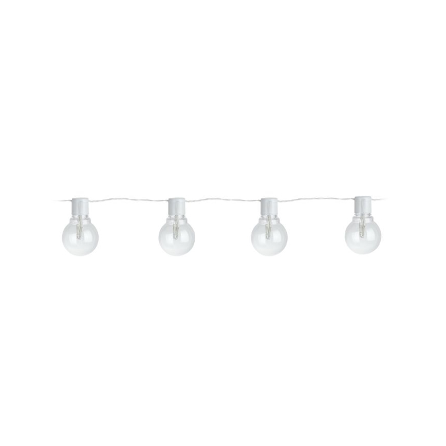 Eglo - Catena decorativa da esterno LED 16xLED/0,064W/24V IP44 bianco
