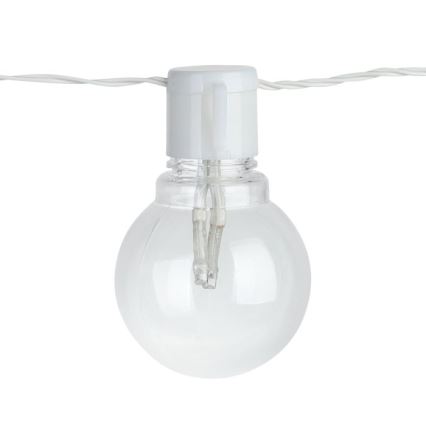 Eglo - Catena decorativa da esterno LED 16xLED/0,064W/24V IP44 bianco