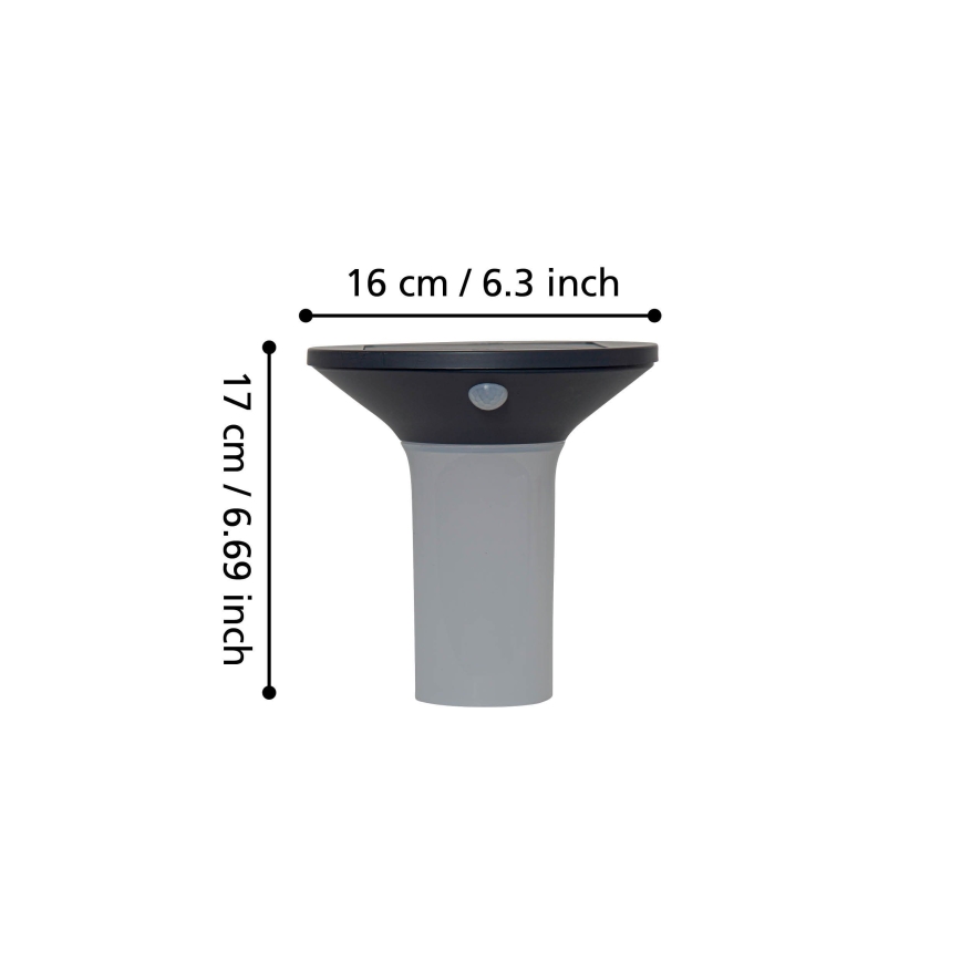 Eglo - Lampada solare da esterno a LED con sensore 6xLED/0,03W/3,7V IP44