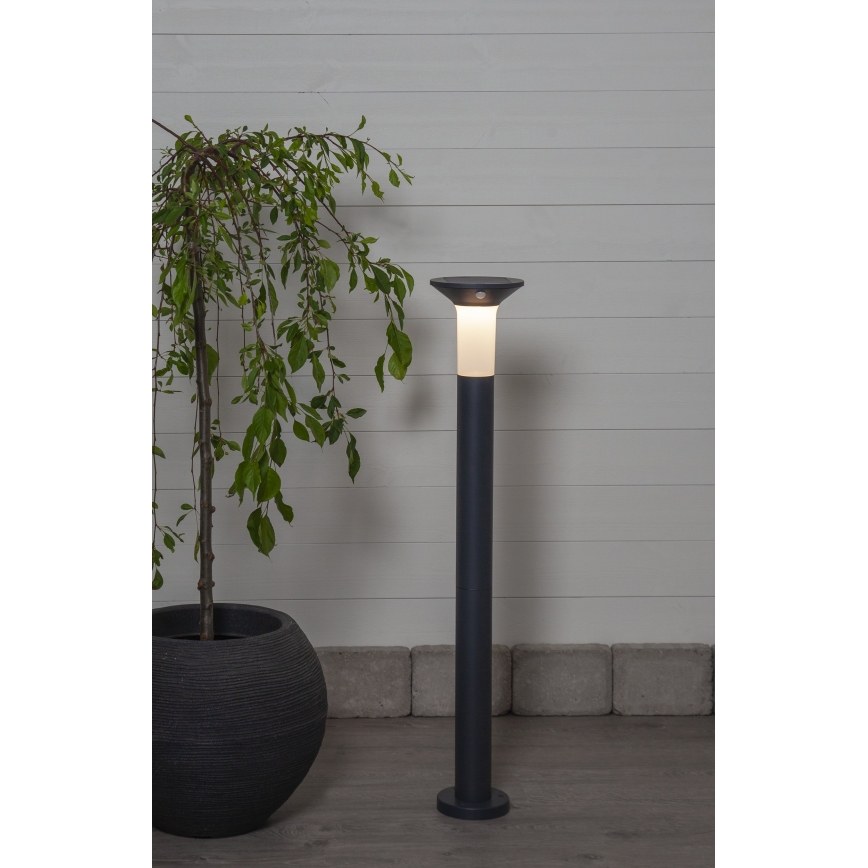 Eglo - LED Lampada da esterno a energia solare con sensore 6xLED/0,03W/3,7V 1500 mAh IP44