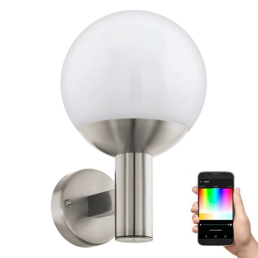 Eglo - Lampada da esterno LED RGB Dimmerabile E27/9W/230V 2700-6500K IP44