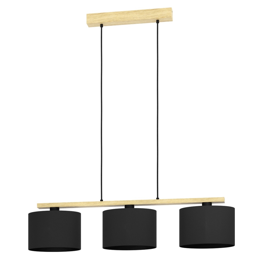 Eglo - Lampadario a sospensione con filo 3xE27/40W/230V