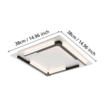 Eglo - Plafoniera LED dimmerabile LED/25W/230V