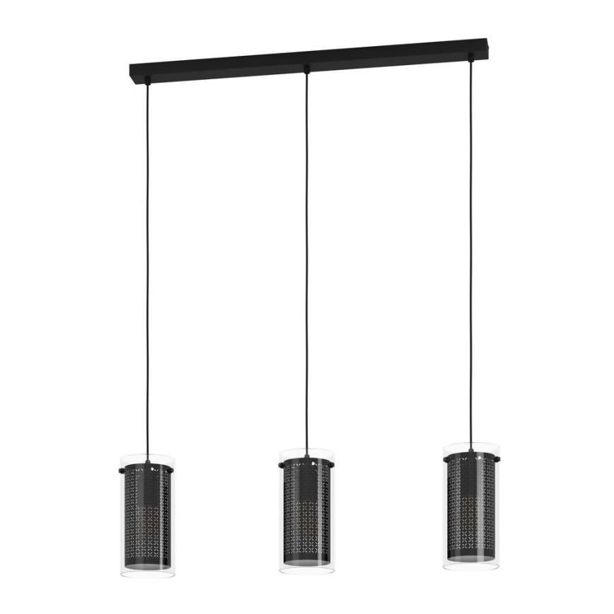 Eglo - Lampadario a sospensione con filo 3xE27/10W/230V
