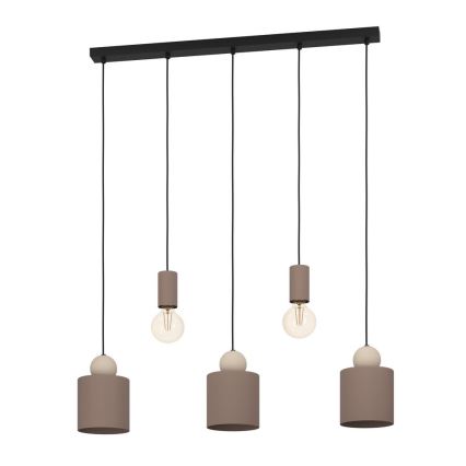 Eglo - Lampadario a sospensione con filo 5xE27/40W/230V