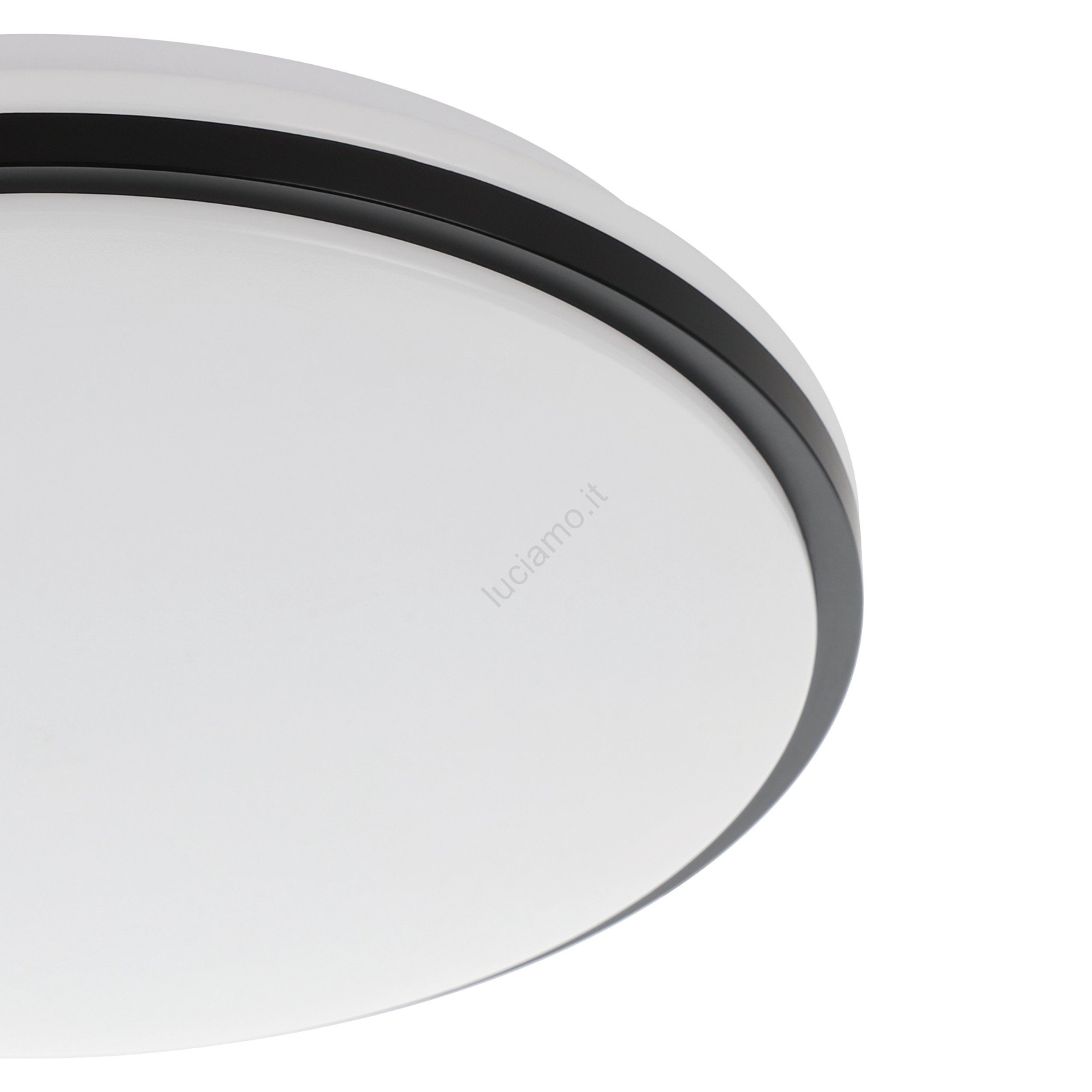 Plafoniera LED EGLO IDUN 93666 | Bianco Alluminio, 28 Cm | Luce Calda 3000K, 1140 Lumen | Non Dimmerabile