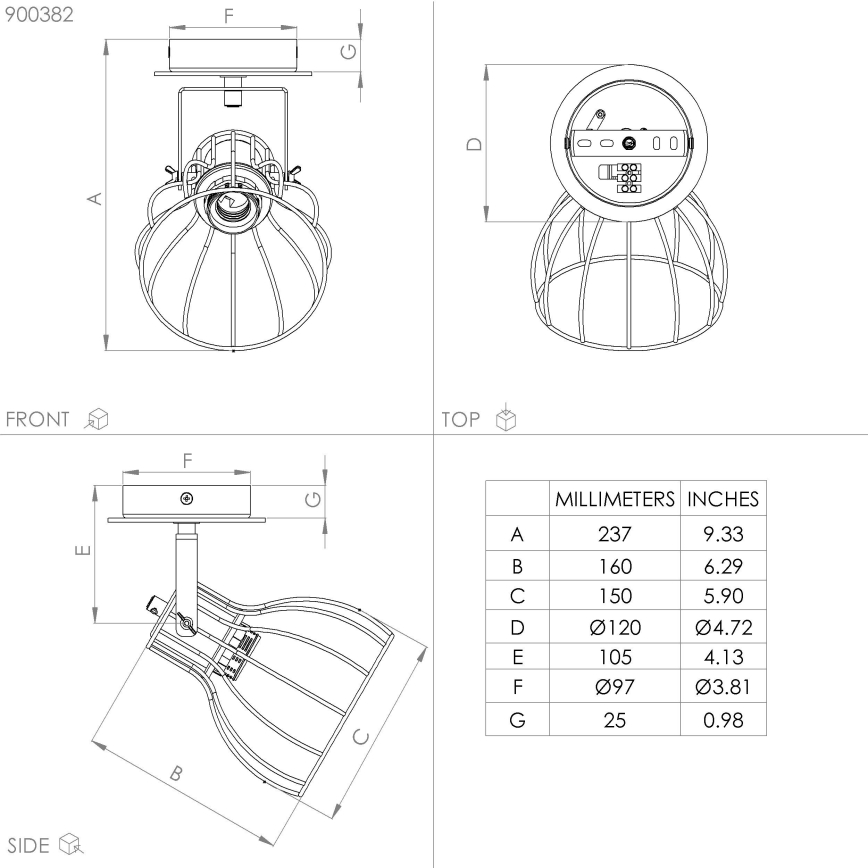 Eglo - Applique 1xE27/40W/230V