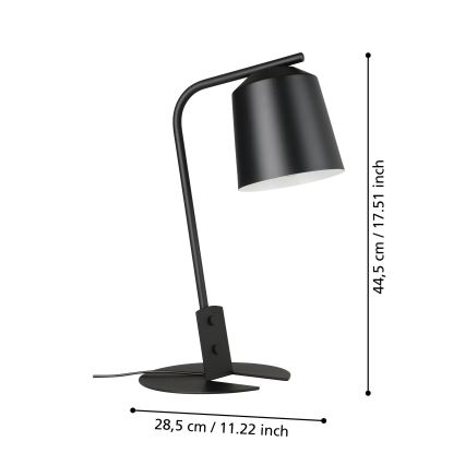Eglo - Lampada da tavolo 1xE27/40W/230V