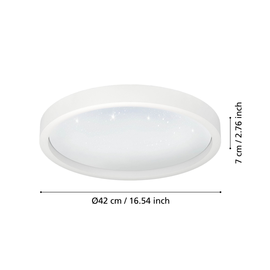 Eglo -LED RGBW Plafoniera dimmerabile LED/17,8W/230V