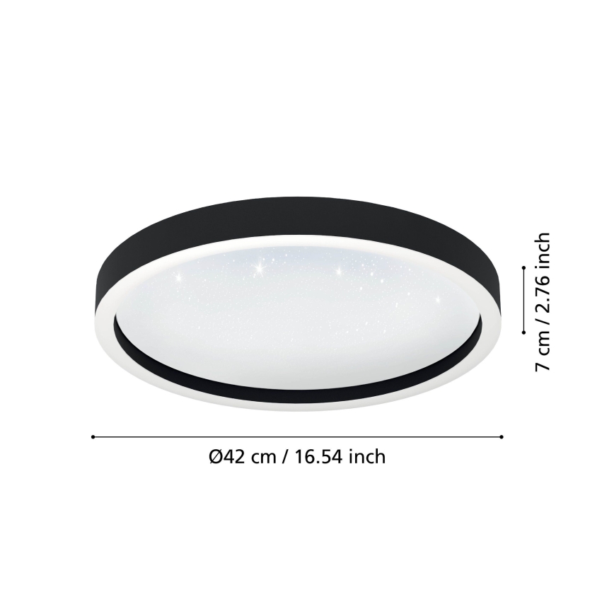 Eglo -LED RGBW Plafoniera dimmerabile LED/17,8W/230V