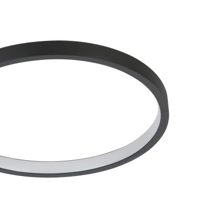 Eglo - Plafoniera LED dimmerabile LED/15W/230V nero + telecomando