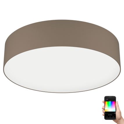 Eglo - Plafoniera LED RGBW dimmerabile LED/35W/230V marrone