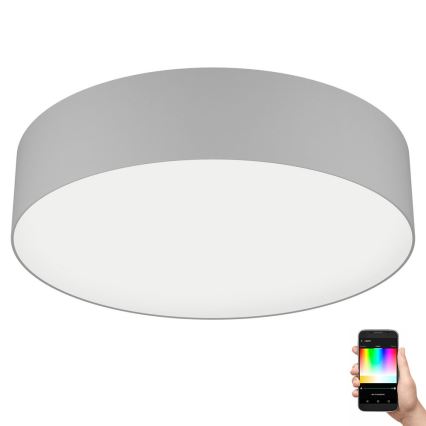 Eglo - Plafoniera LED RGBW dimmerabile  LED/35W/230V grigio