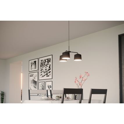 Eglo - Lampadario a sospensione con filo 3xE27/40W/230V