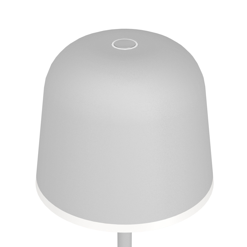 Eglo - Lampada da esterno ricaricabile dimmerabile LED/2,2W/5V 1800 mAh grigio IP54