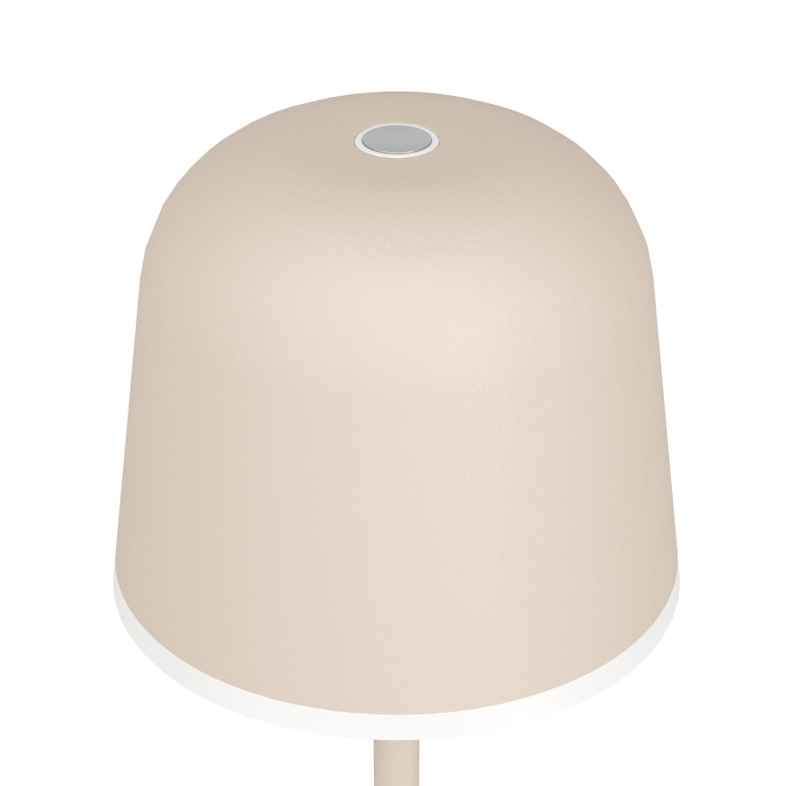 Eglo - LED Dimmerabile per esterni ricaricabile lampada LED/2,2W/5V 1800 mAh beige IP54